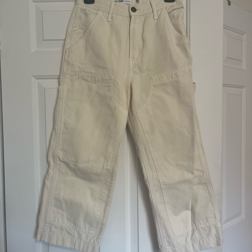 RE/DONE Off-White Workman’s Pants